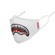 Sprayground Trinity Shark polyester mask white