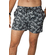 Swim trunk black with zebra print