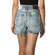 Distressed denim shorts faded blue