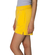 French terry women's shorts yellow