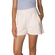French terry women's shorts light pink