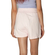 French terry women's shorts light pink
