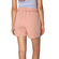 French terry women's shorts dusty pink