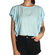 Lumina ruffled top blue