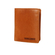 Hill Burry RFID vertical leather wallet brown
