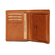 Hill Burry RFID vertical leather wallet brown