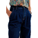 Q2 relaxed fit pleat front jeans dark blue