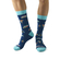 Besocks® BeSurfer organic cotton socks blue