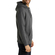 Lee plain hoodie dark grey mele