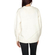 Open front knit cardigan white