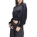 Urban Classics cropped velvet hoodie black