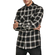 Urban Classics checked flannel shirt black-white