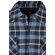 Urban Classics plaid shirt jacket blue