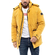 Biston puffer jacket with removable hood yellow