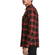 Urban Classics checked flannel shirt black-red