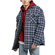 Urban Classics plaid shirt jacket blue