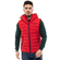 Biston men's gilet red with hood