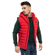 Biston men's gilet red with hood