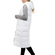 Biston long gilet white with hood