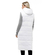 Biston long gilet white with hood