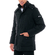 Biston men's quilted parka with hood black