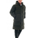 Biston men's long jacket with hood dark green