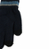 Unisex knitted touch screen gloves navy