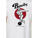 Kaotiko Bowling washed t-shirt white