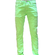 Men's color denim neon green