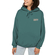 Kaotiko oversize hoodie Don't Let Idiots green
