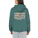Kaotiko oversize hoodie Don't Let Idiots green