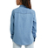 Lee women's regular western shirt - blue media