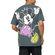 Recovered Relaxed T-shirt Disney Fuzzy Mickey Mouse Washed Black