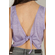 Pepaloves Irena tie open back crop top lilac