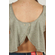 Free People Stevie αμάνικο crop τοπ χακί μελανζέ