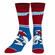 Odd Sox Hawaiian Punch Half Stripe crew socks