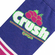 Odd Sox Crush Grape Half Stripe crew socks