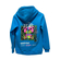 Broken Bear Hoodie Royal Blue