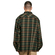 Urban Classics Boxy Fane Check Shirt Green-Orange