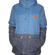 Bellfield men's puffa parka blue