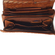 Hill Burry RFID braided leather clutch wallet cognac