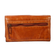 Hill Burry RFID δερμάτινο πορτοφόλι clutch cognac με πριτσίνια