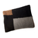 Knitted viscose scarf black/grey/brown