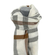 Viscose scarf ecru/beige/grey