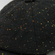 Wool flat cap with earflaps in tweed black