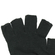 Πλεκτά γάντια μαύρα με κομμένα δάχτυλα