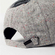 Tweed baseball cap light grey