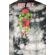Recovered Oversized T-shirt Street Fighter Marble Tie Dye