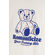Kaotiko Loving Bear Washed T-shirt White