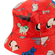 Bucket καπέλο διπλής όψεως Cats Print Red